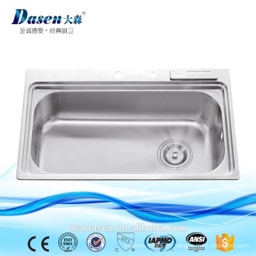 DS 8050 OEM para Tailandia rv undermount fregadero de cocina doble cuenco fregaderos de acrílico fregadero de cocina foshan